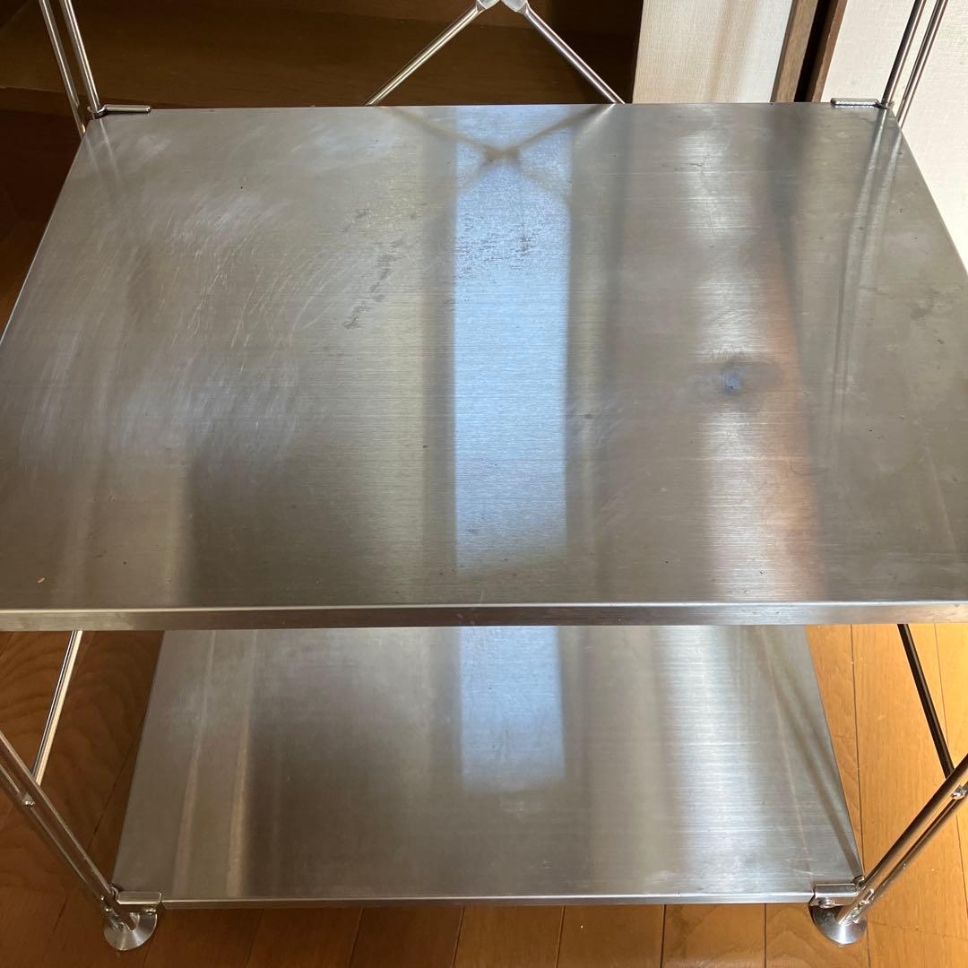 無印良品 ステンレスユニットシェルフ小