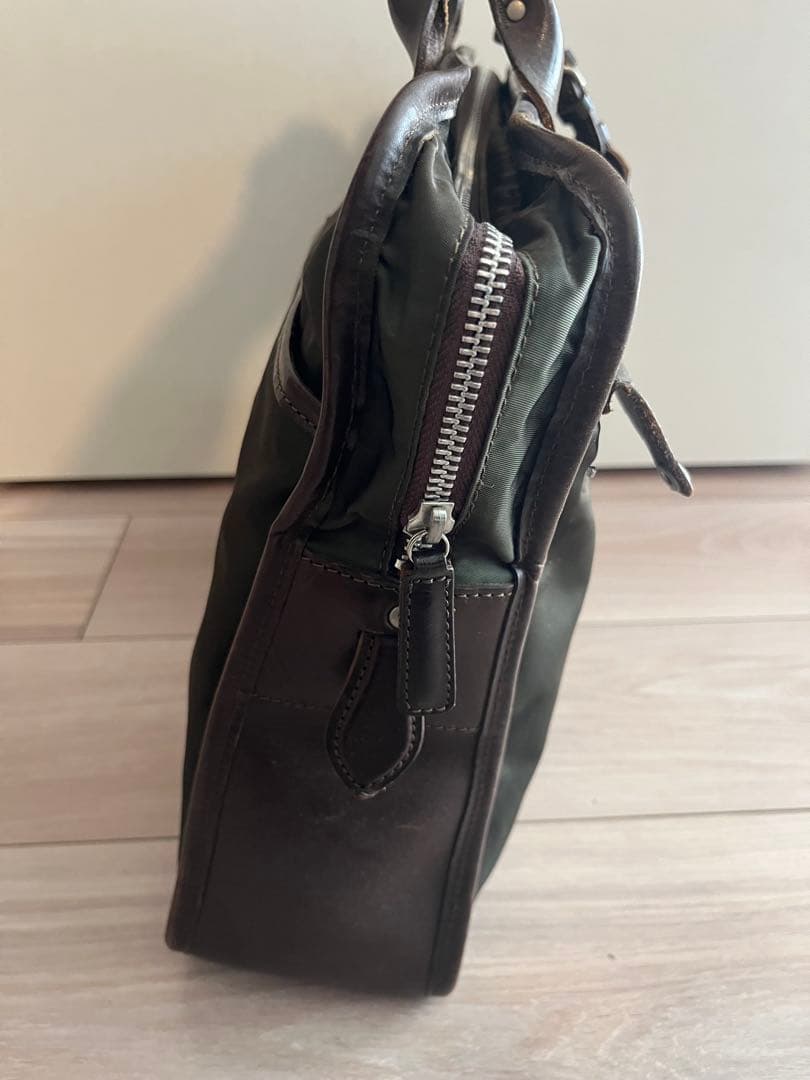 Felisi フェリージ ダークグリーン ビジネスバッグ