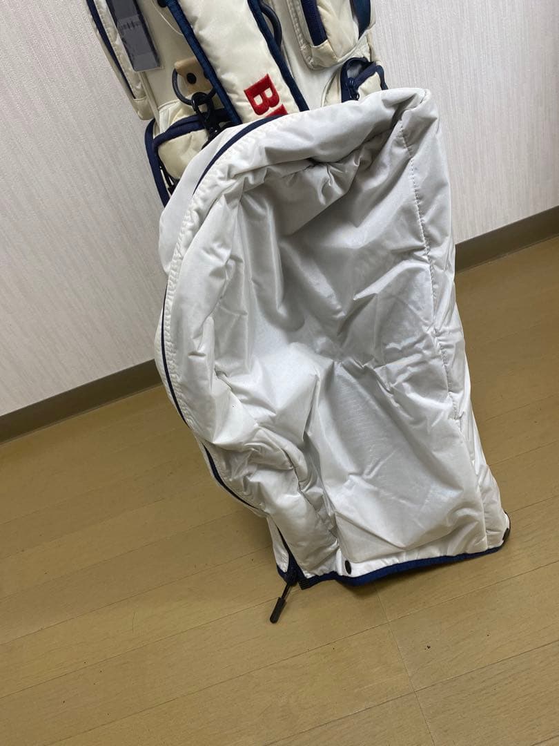 BRIEFING ゴルフバッグ ホワイト/ネイビー　ブリーフィング