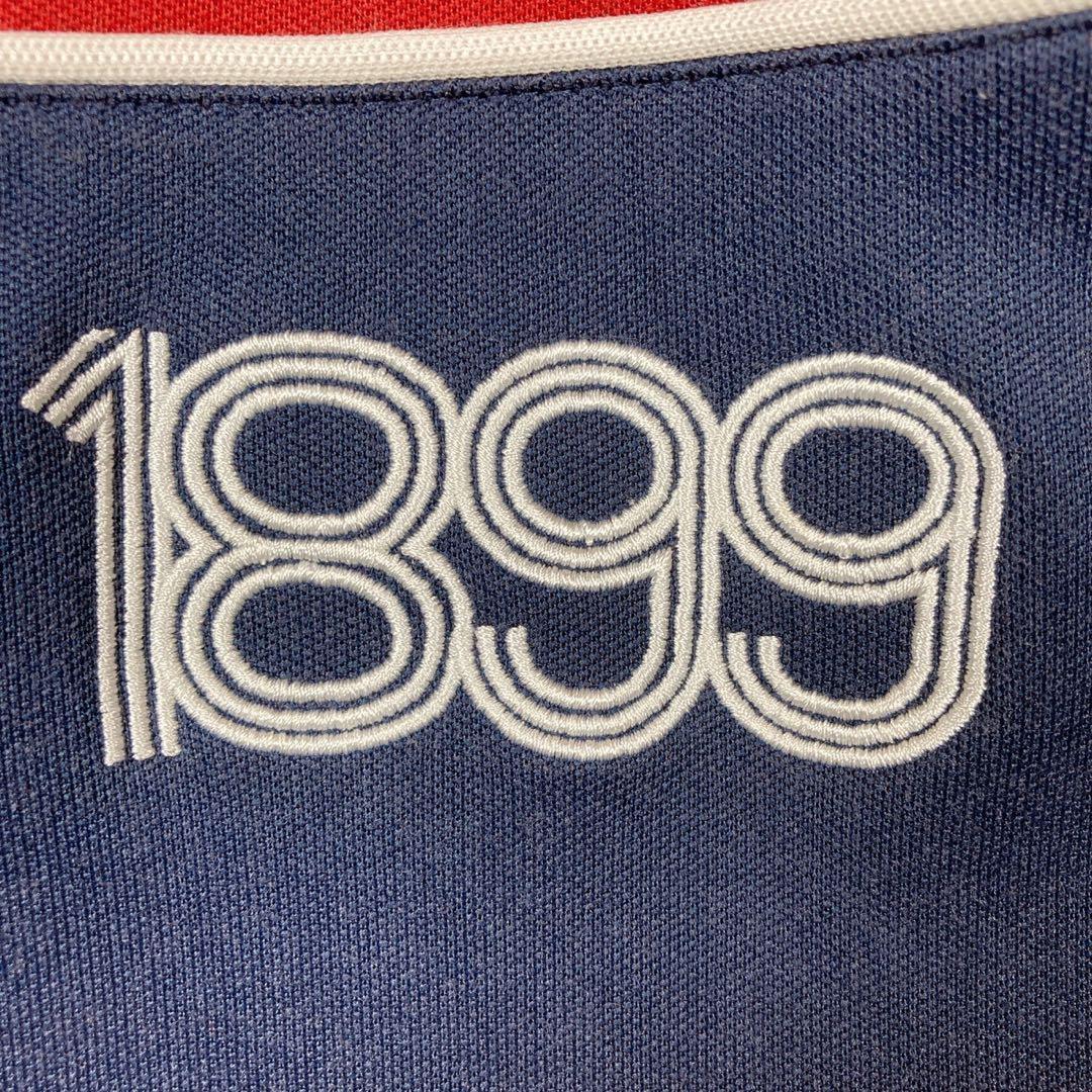 【NIKE】トラックジャケット M マルチカラー 刺繍ロゴ ネイビー