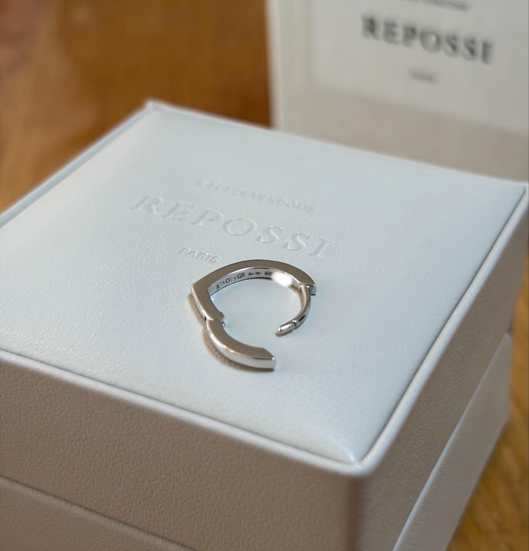 専用＊レポシ Antifer ホワイトゴールド パヴェダイヤモンドピアス