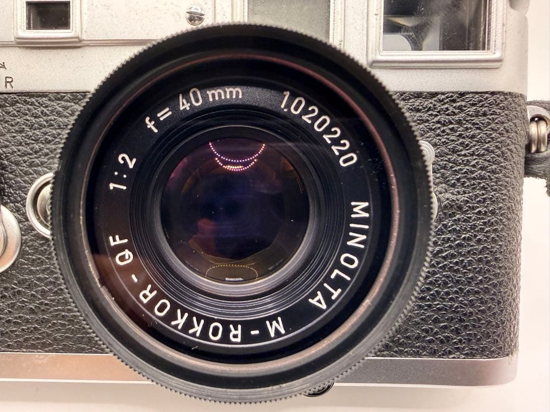 フィルムカメラ Leica M3 + Minolta M-Rokkor 40mm f/2