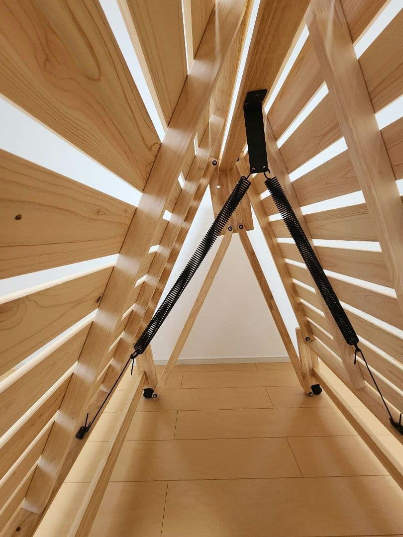 中居木工 折りたたみ式ベッド ハイタイプ(数回使用)