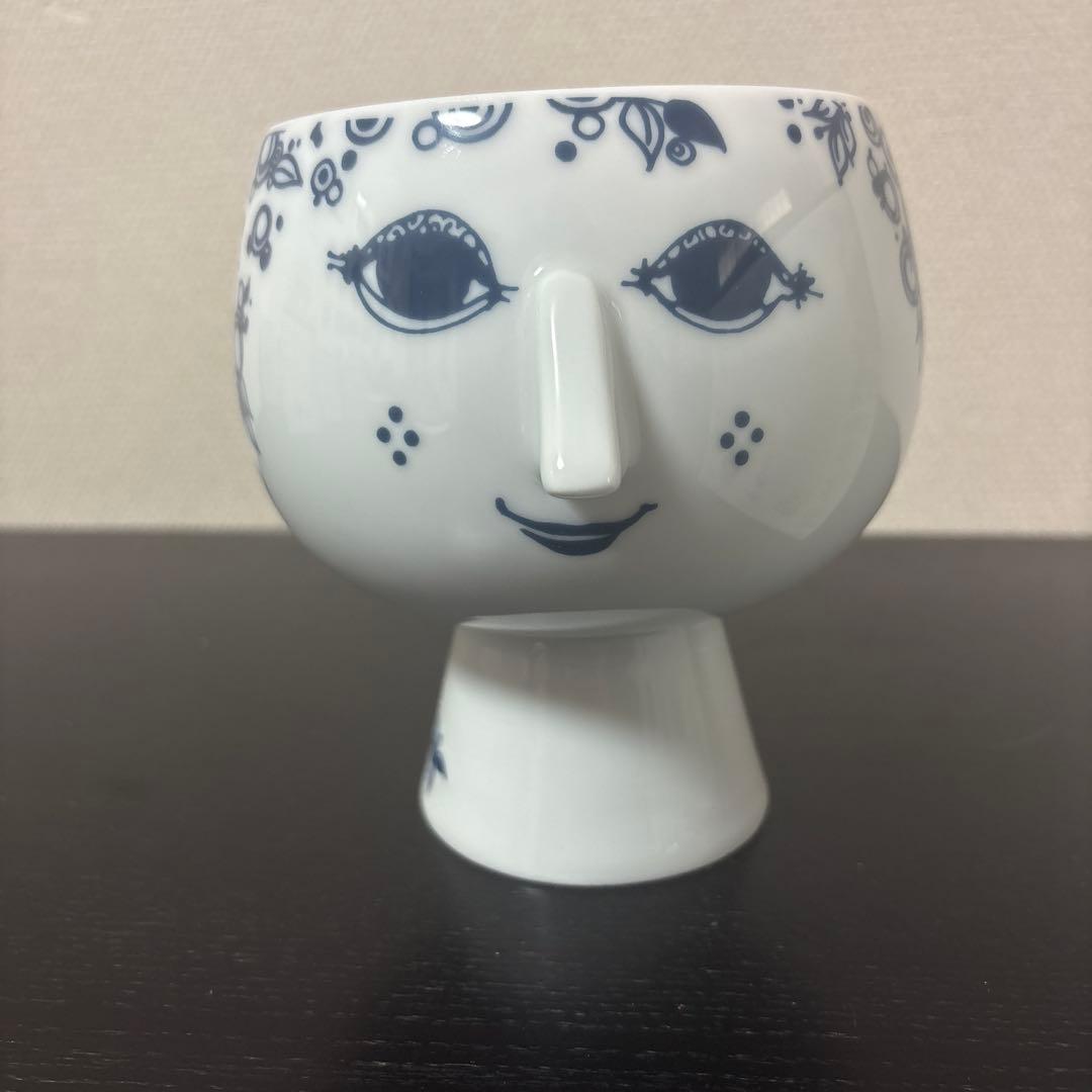 【新品】ビヨンヴィンブラッド　Jiliane　ブルー　フラワーポット　箱付き