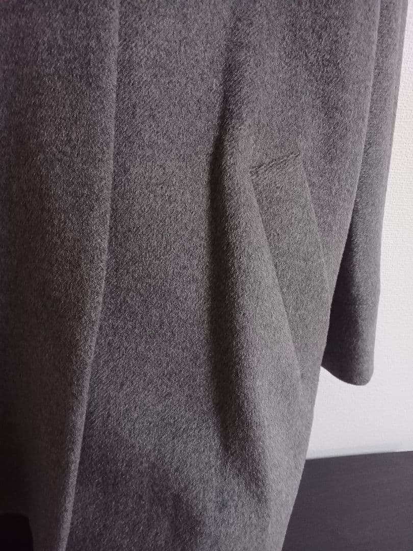 【新品未使用】ティッカ　TICCA　ノーカラーテントコート　グレー