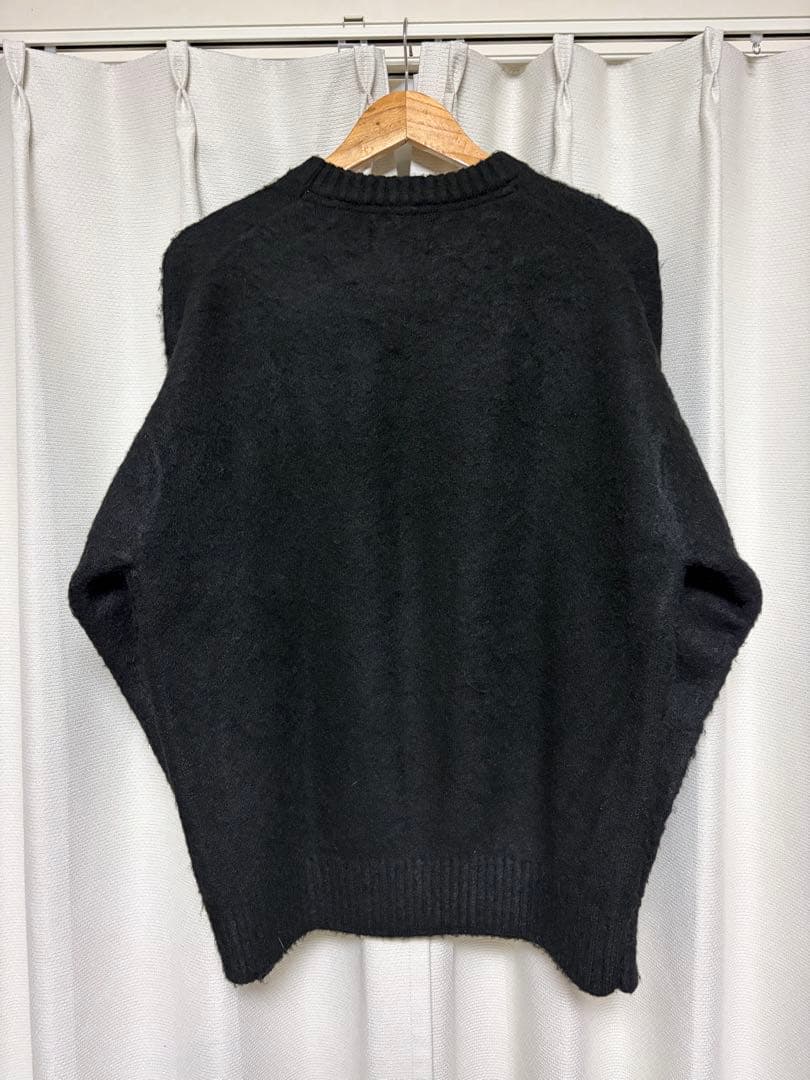 FRED PERRY BEAMS ブラック クルーネックセーター M