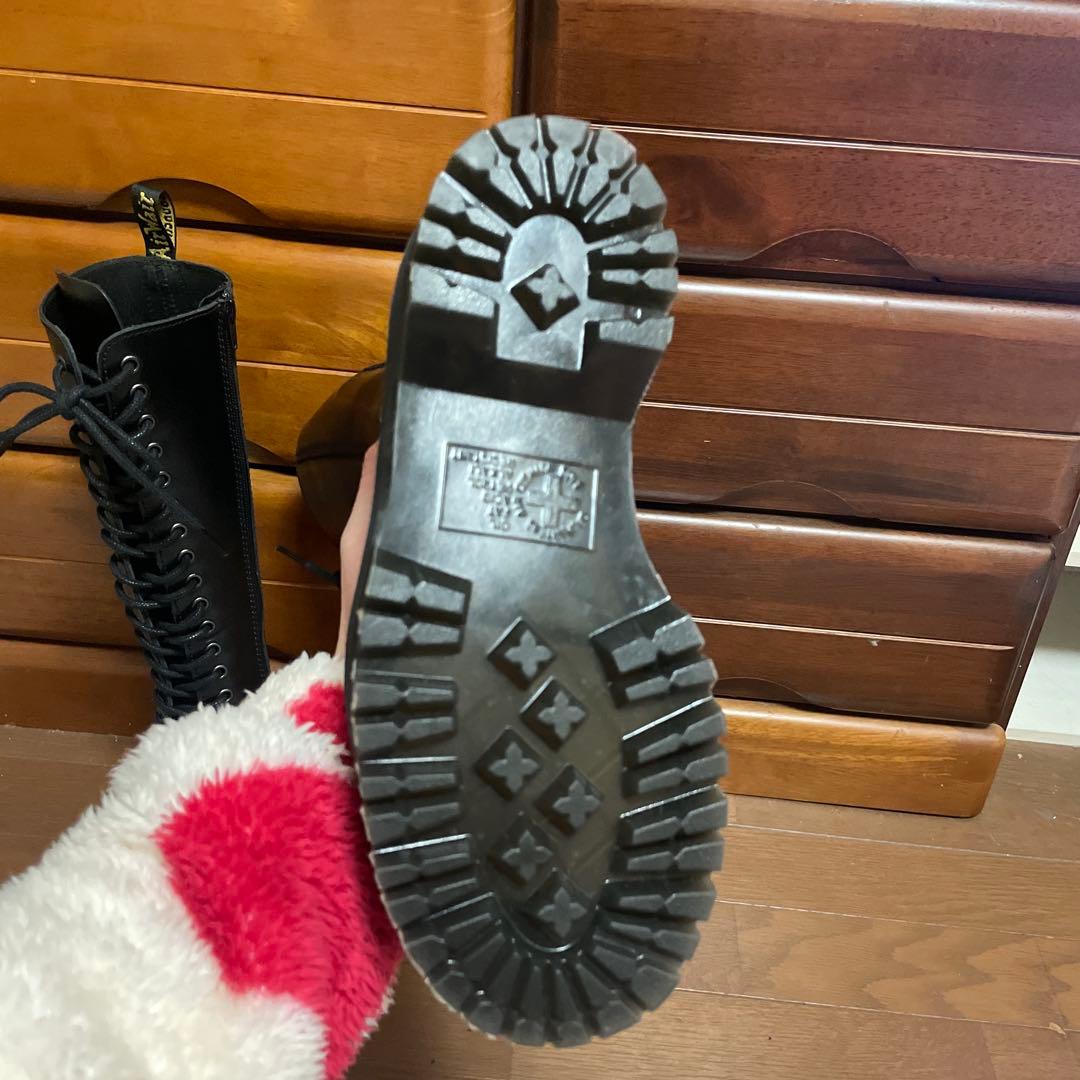 Dr. Martens BRITAIN 20ホール 厚底 ロングブーツ