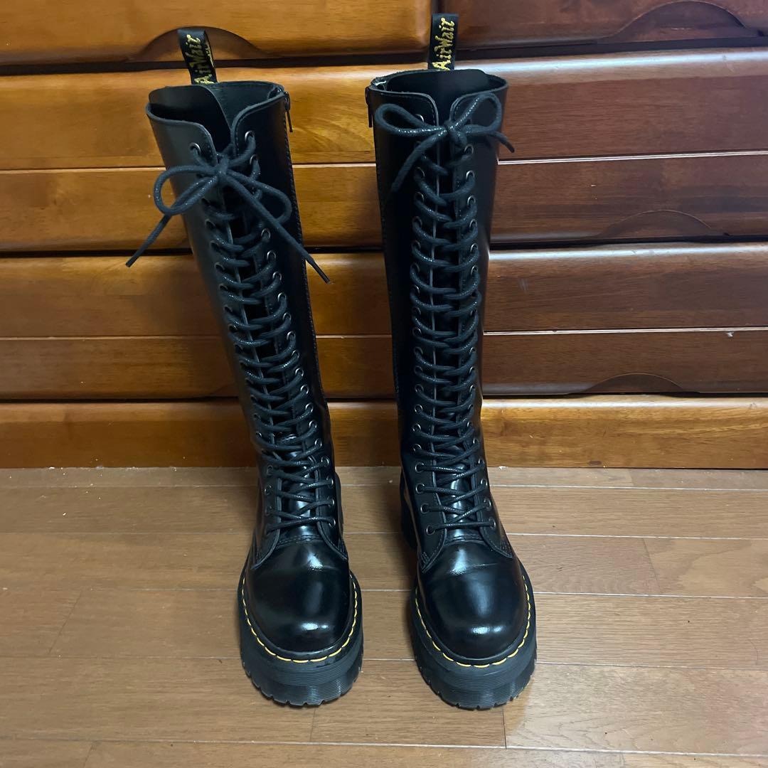 Dr. Martens BRITAIN 20ホール 厚底 ロングブーツ