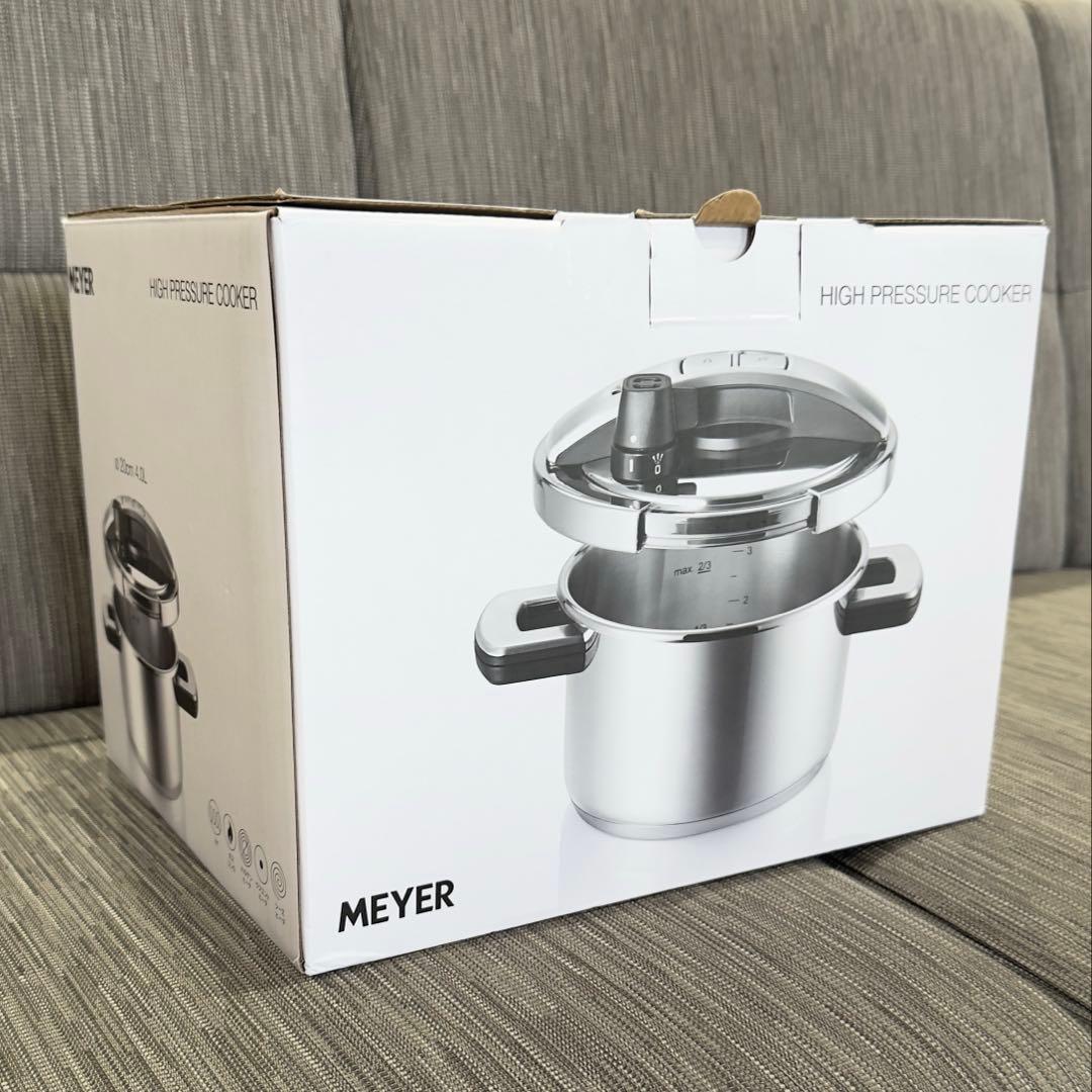 マイヤー(Meyer) 圧力鍋 超高圧力鍋 ステンレス IH対応 ワンタッチ開閉