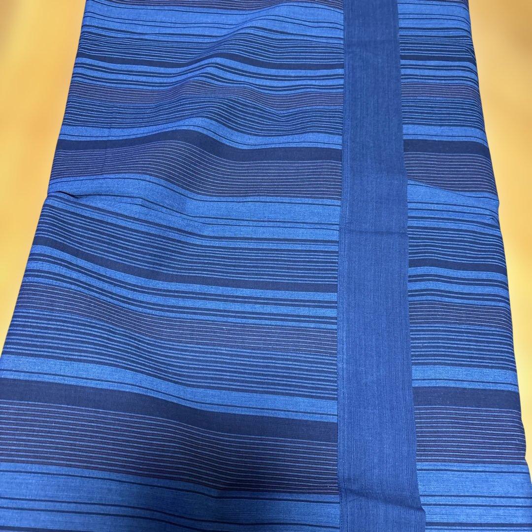 越後片貝紺仁さん　型染めリバーシブルコタツ掛けカバー