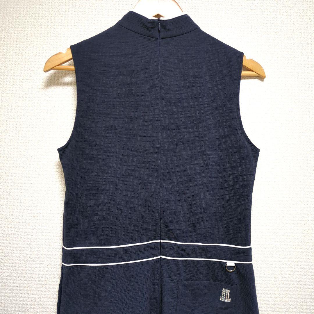 LANVIN ランバンスポール ワンピース ネイビー 38 M