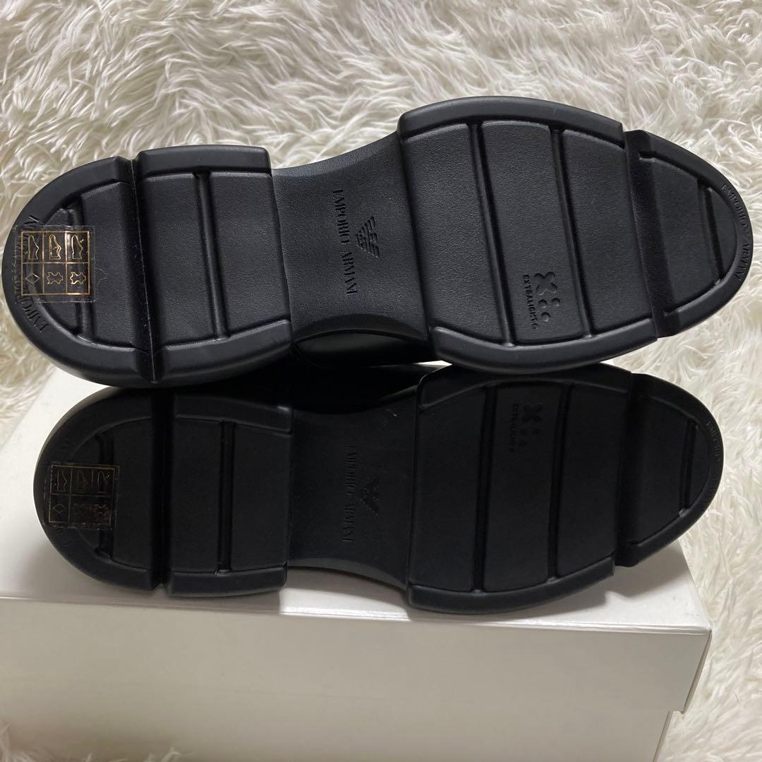 エンポリオアルマー二　UK4 ブラック　プラットフォーム　シューズ　厚底　23㎝