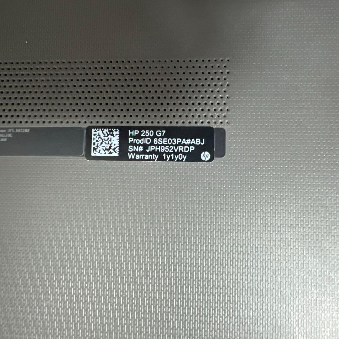 HP 250 G7 Windows11 メモリ8GB 512GB ノートパソコン