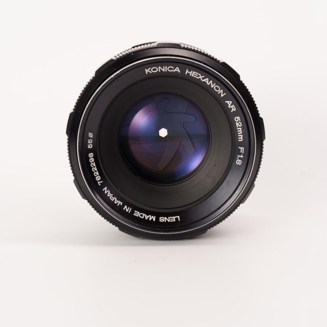 隠れバブルボケレンズ！コニカ Hexanon AR 52mm F1.8シルバー