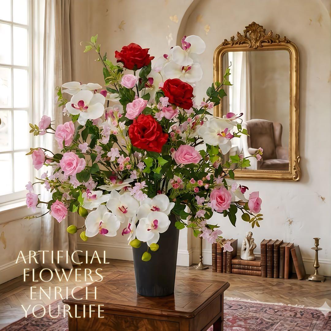 光触媒　人工観葉植物　ウォールグリーン　フェイクグリーン　エレガンスレッド