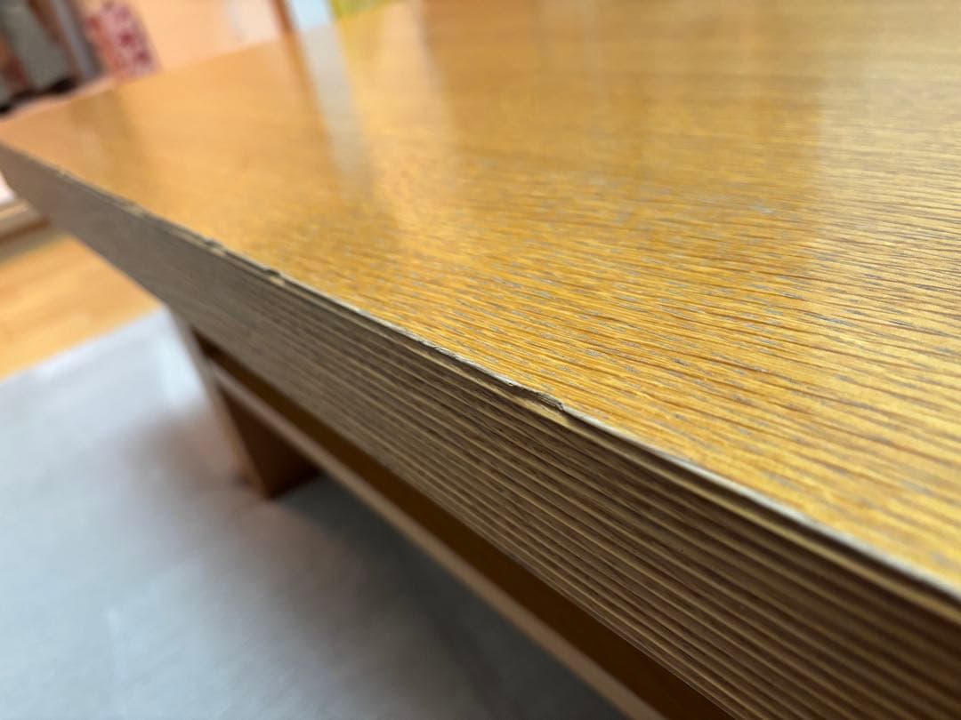 木製センターテーブル シンプルデザイン