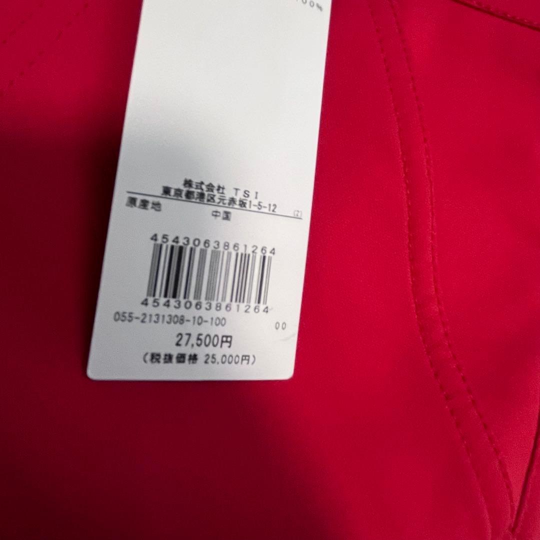 パーリーゲイツ　ゴルフパンツ スリムフィット レッド