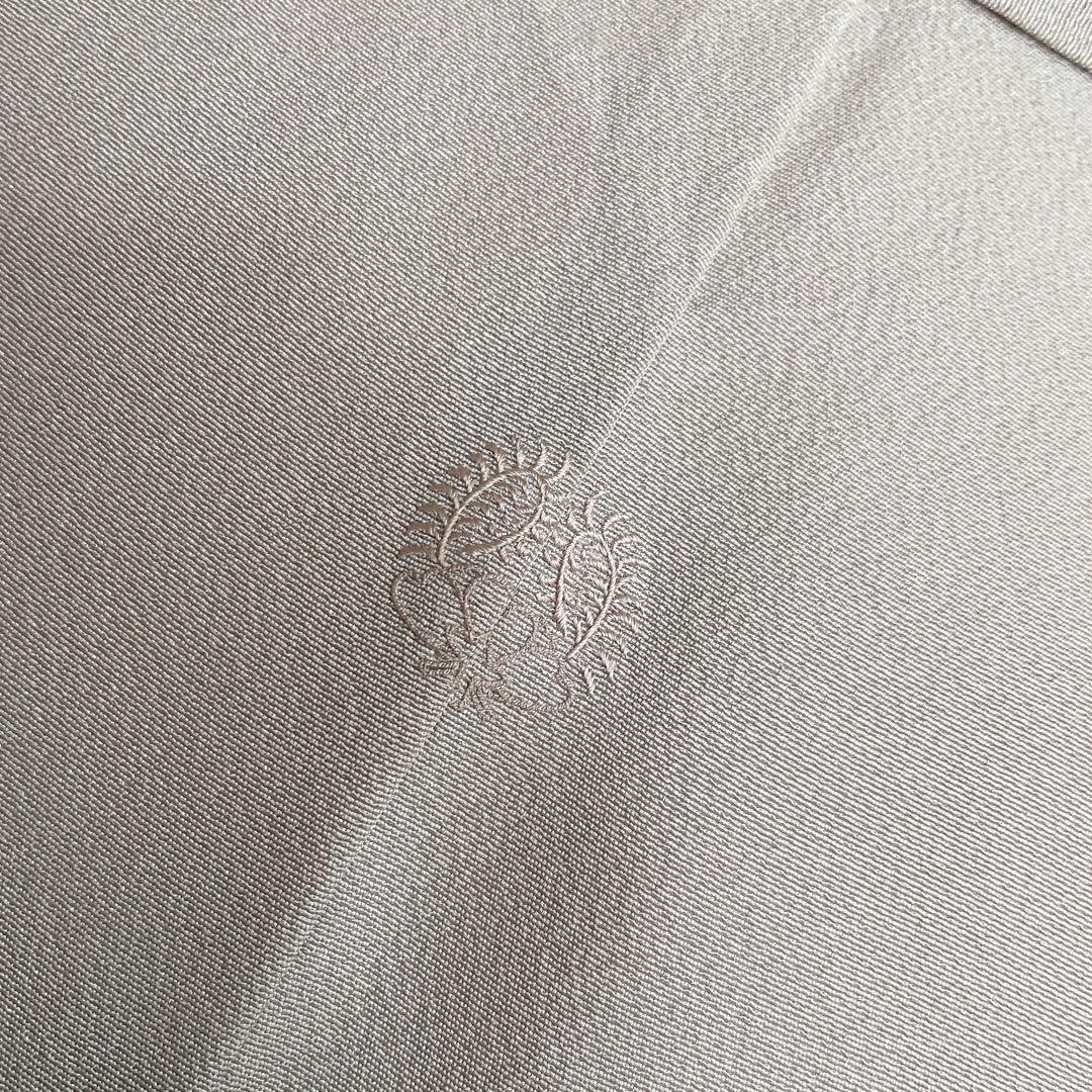 訪問着+長襦袢　フルセット　松葉散らし　手刺繍　着物　付け下げ　Q5