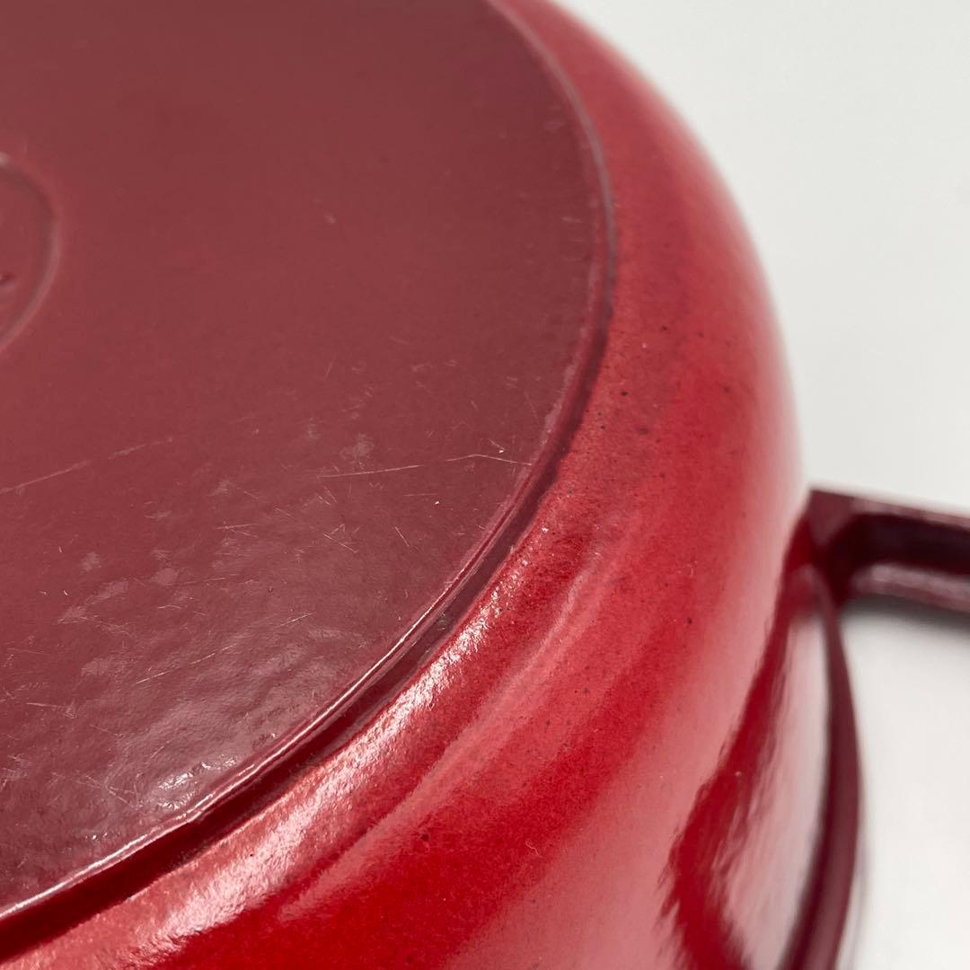 STAUB ストウブ　ピコ・ココットラウンド　20cm レッド系