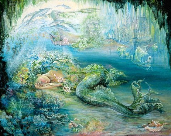 新品 ジョセフィン・ウォール アトランティスの夢 ヴィンテージ ステンドグラス