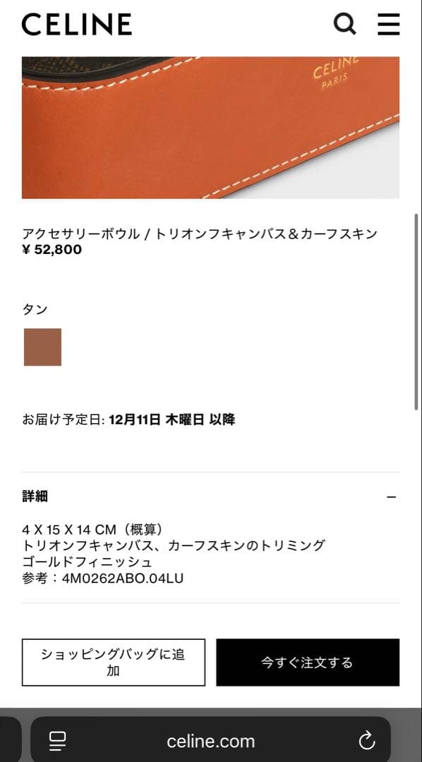 【最終価格】新品未使用CELINE アクセサリーボウル