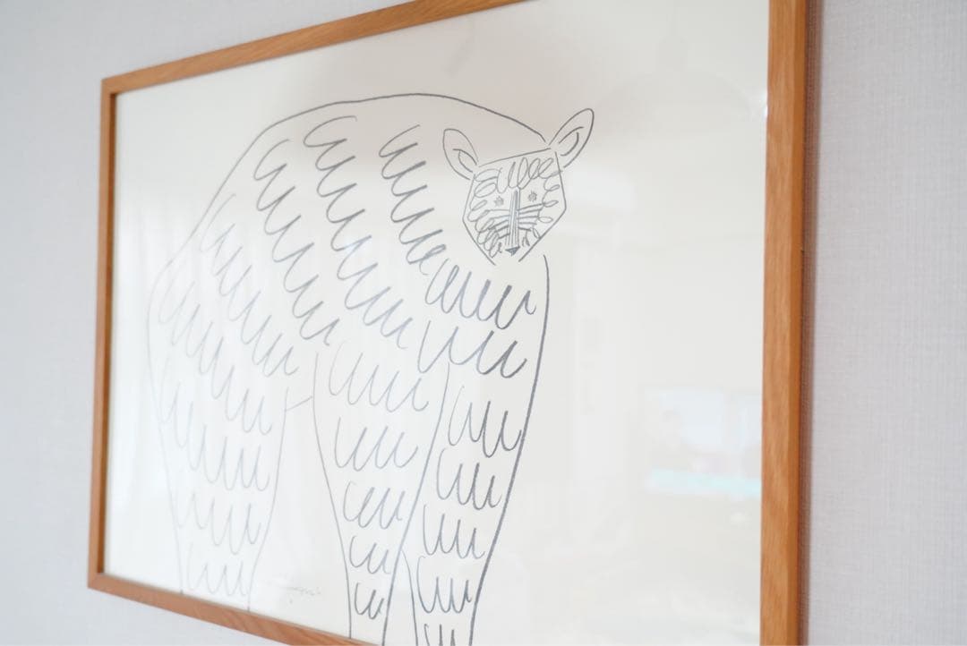 山口一郎　熊　Lサイズ　原画