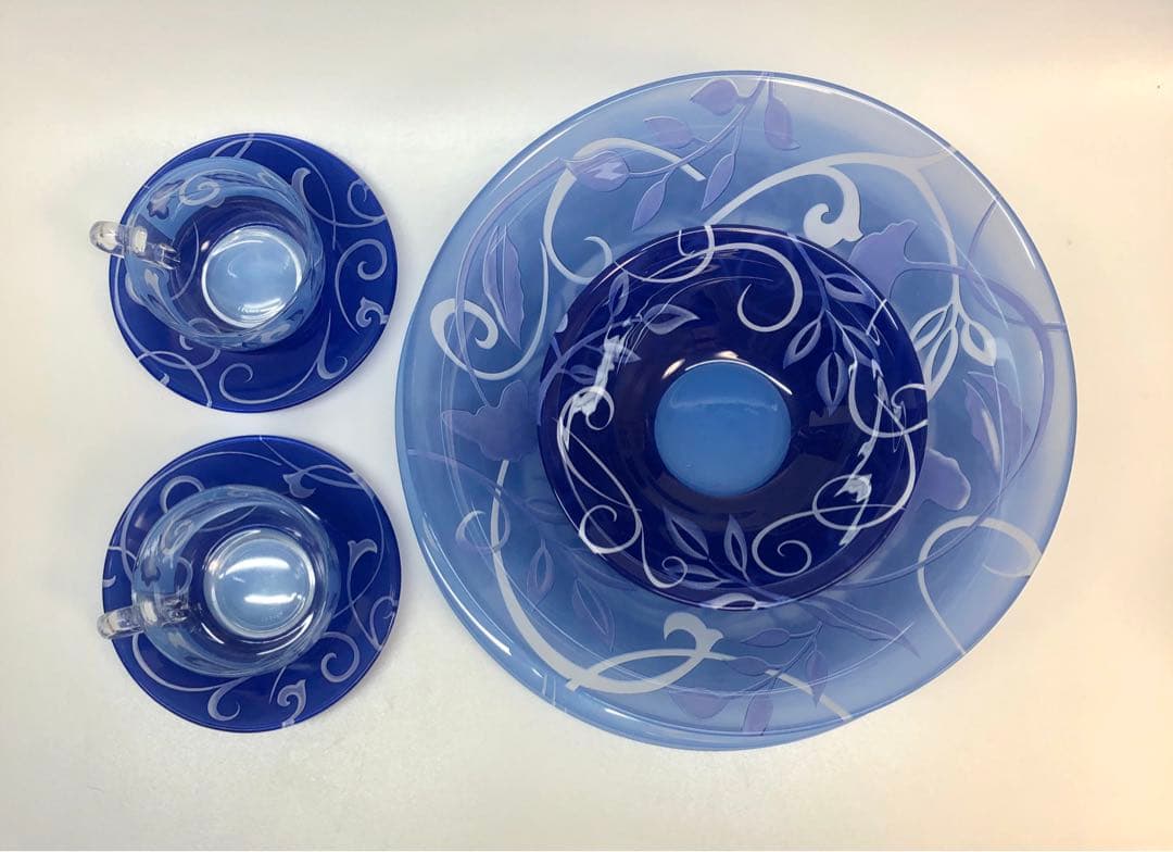 フランス製　ガラス食器 ③ 中皿