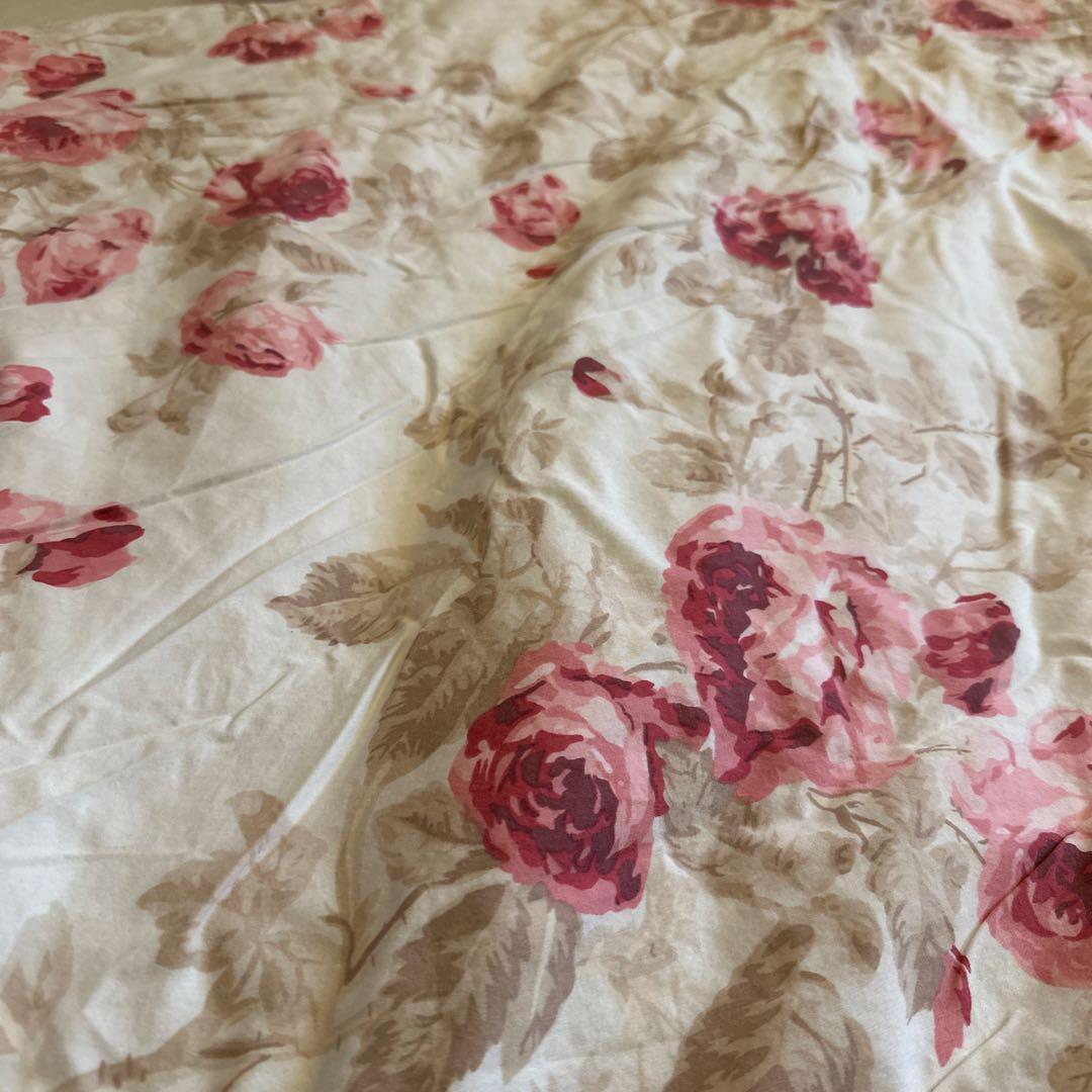 LAURA ASHLEY  シングルシーツ2点セット　薔薇　ローズ