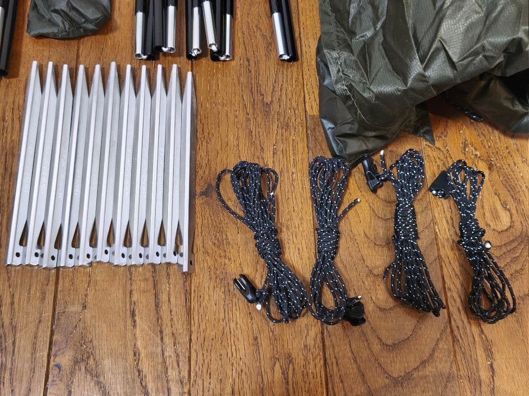 【美品】ミニマルワークス ジャックシェルターミニ サイドポールセット オリーブ