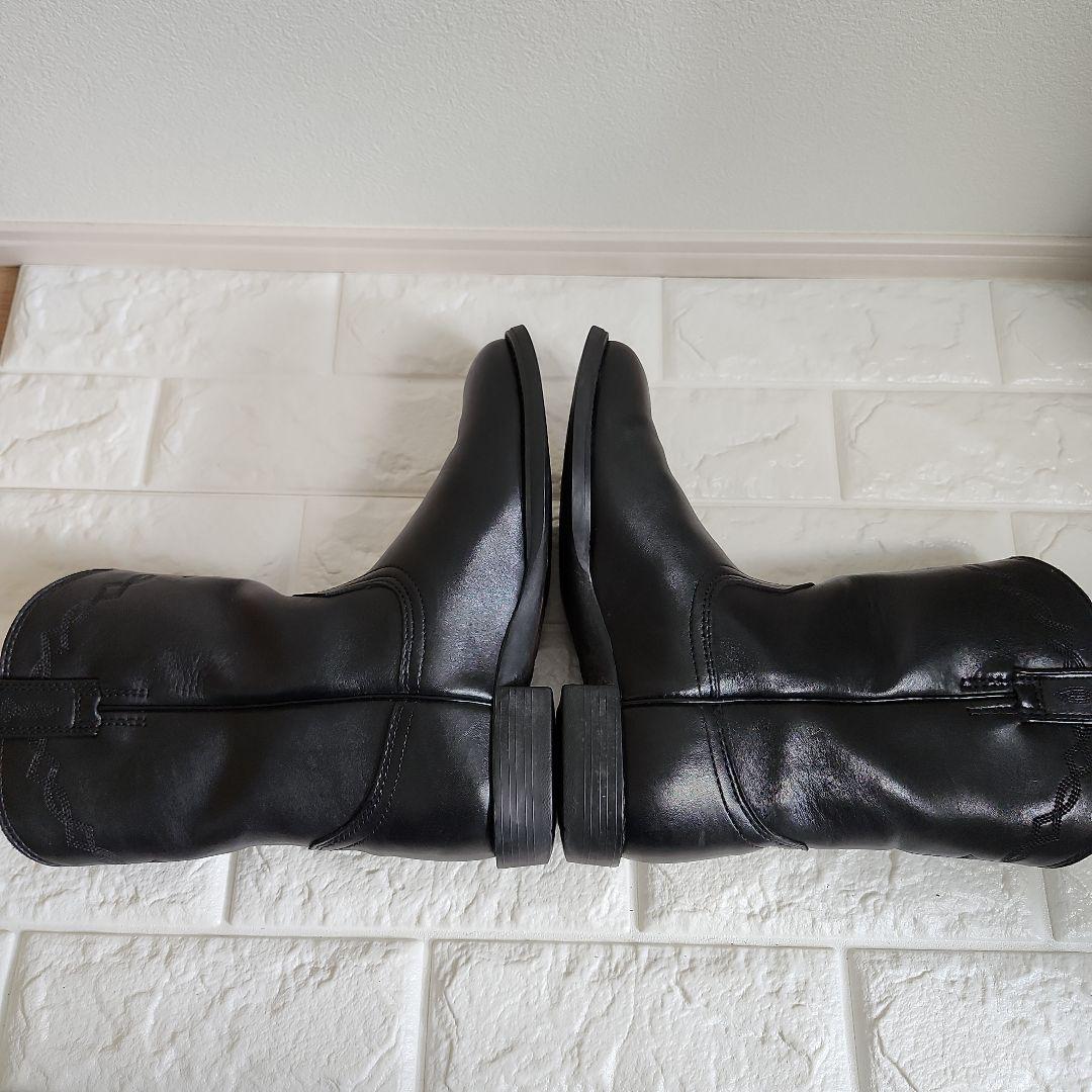 【美品】ARIAT ブラックレザー ウエスタンブーツ　Y2K