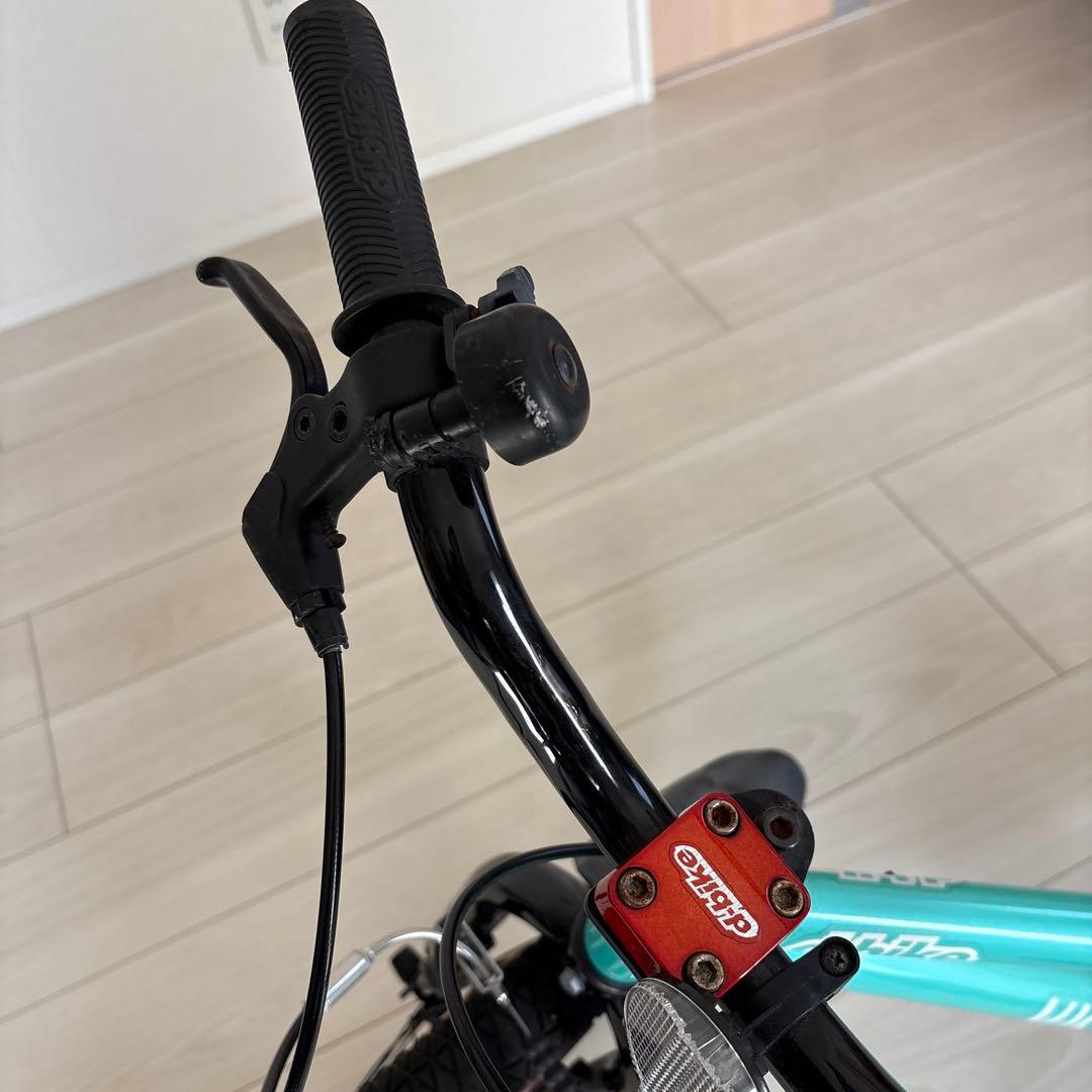 アイデス　d-bike 18インチ 水色（エメラルドグリーン）自転車