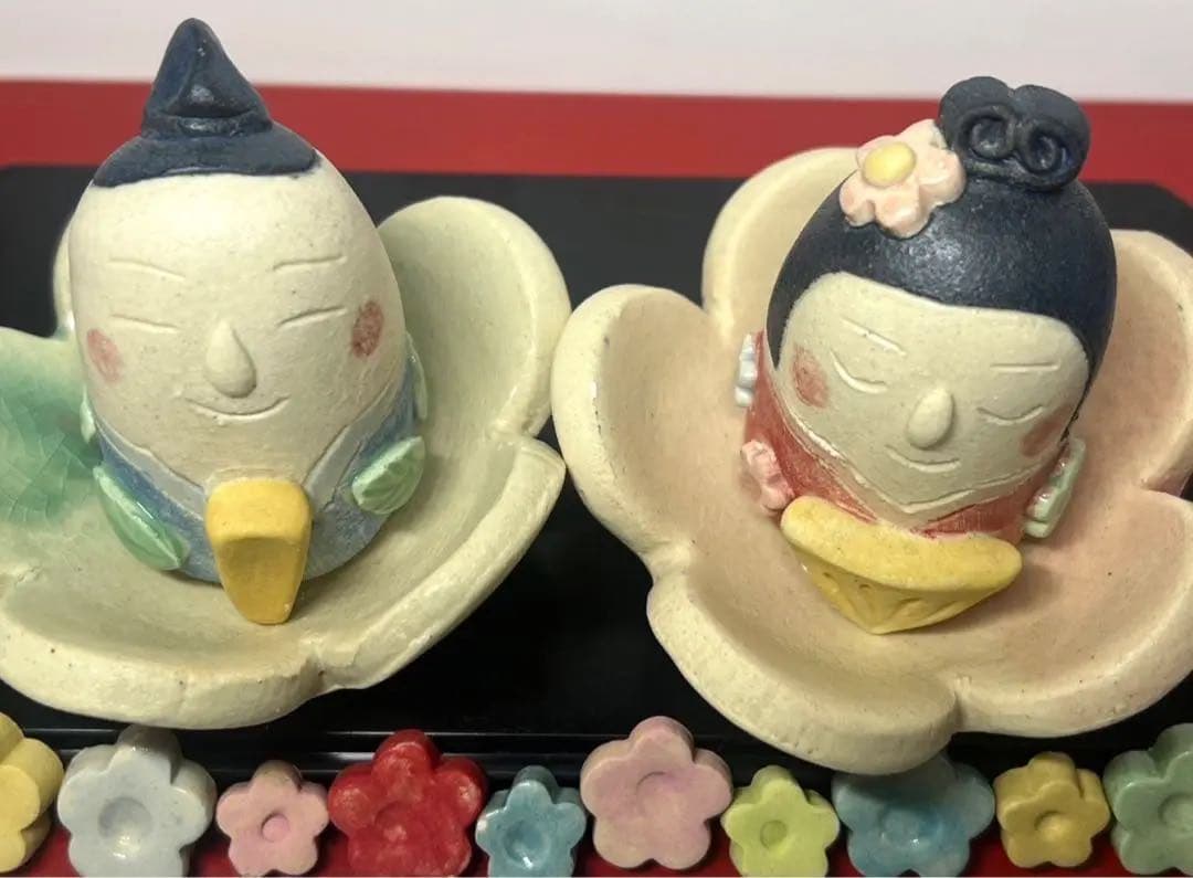 【美品】岡崎順子 お雛様　おはじき セット