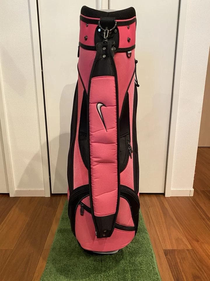ナイキ レディース ピンク 軽量 ゴルフバッグ カート キャディバッグ レア