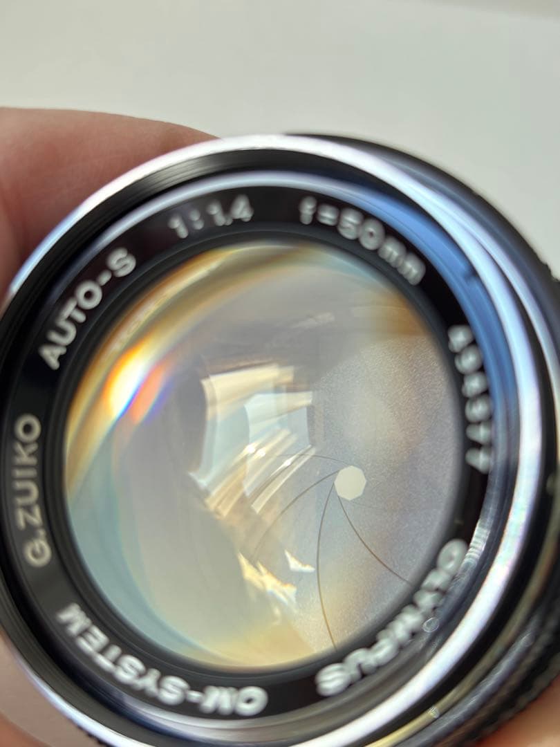 フィルム一眼レフ OLYMPUS OM-1 シルバー50mmF1.4セット