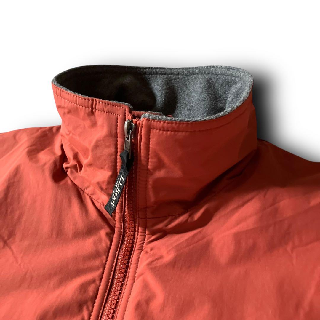 エルエルビーンL.L.Beanウォームアップジャケットフリース希少カラーオレンジ