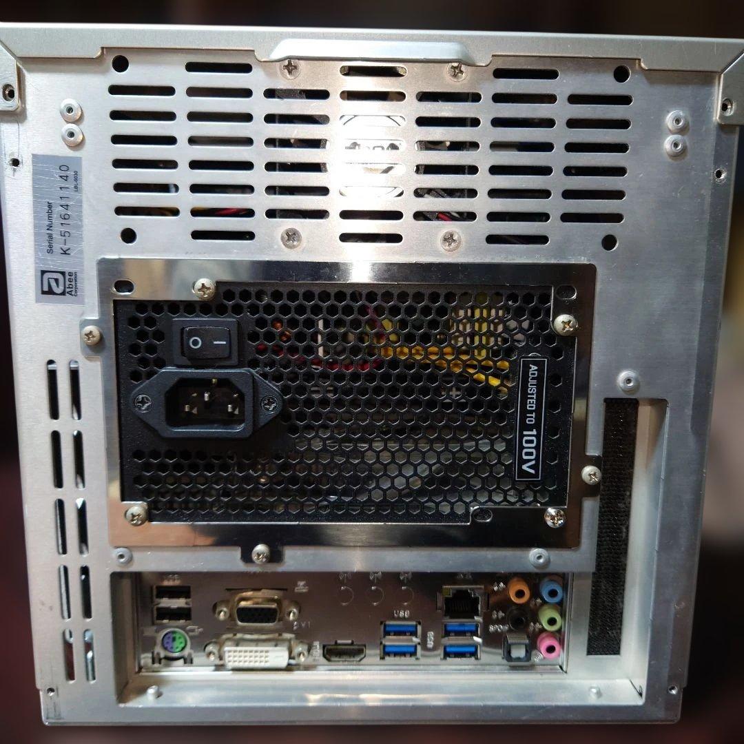 abee パソコン ケース　自作　　Windows10正規品付