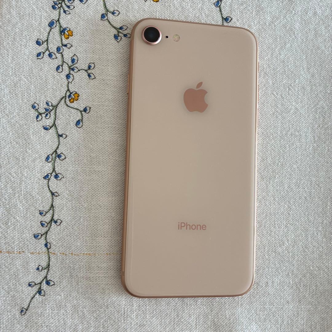 iPhone８　64GB simフリー ゴールド
