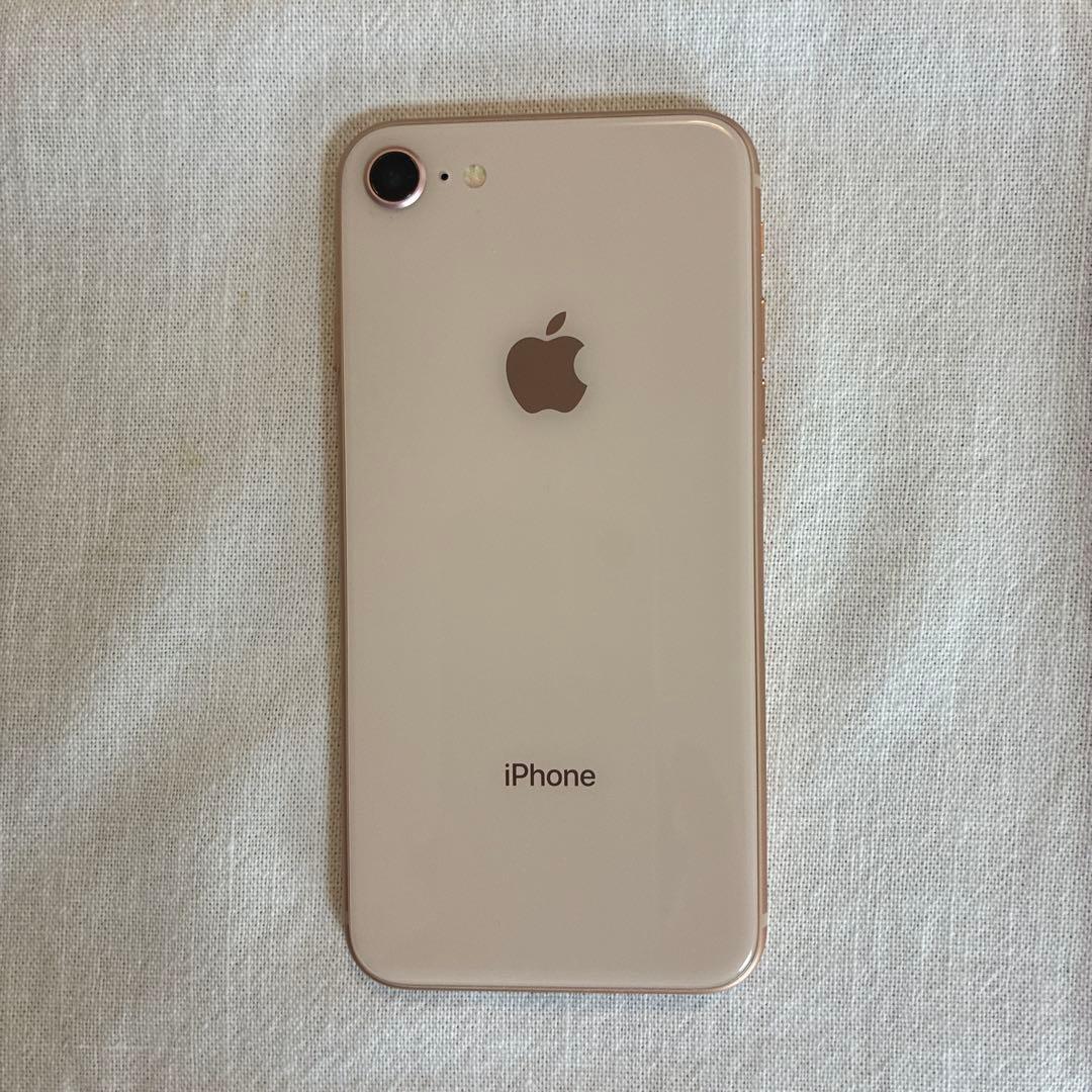 iPhone８　64GB simフリー ゴールド