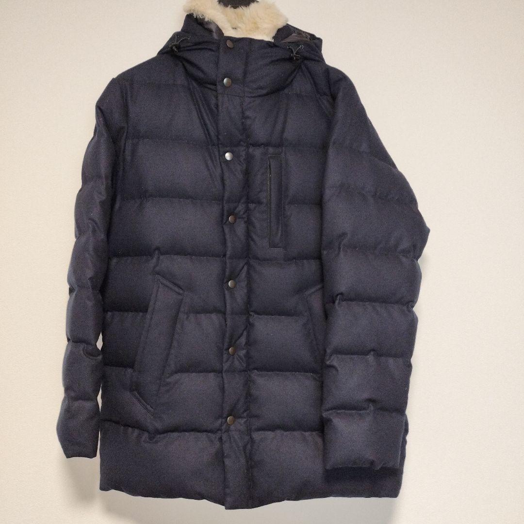 ひろけい10　Super120'sウールフランネル ダウンコート