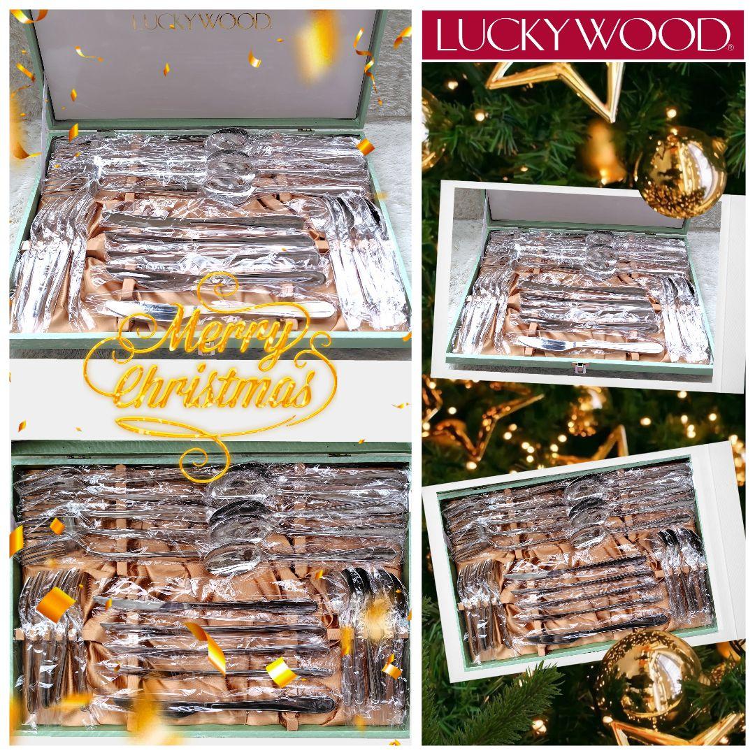✯LUCKYWOOD ラッキーウッド✯カトラリーディナーセット25ピース