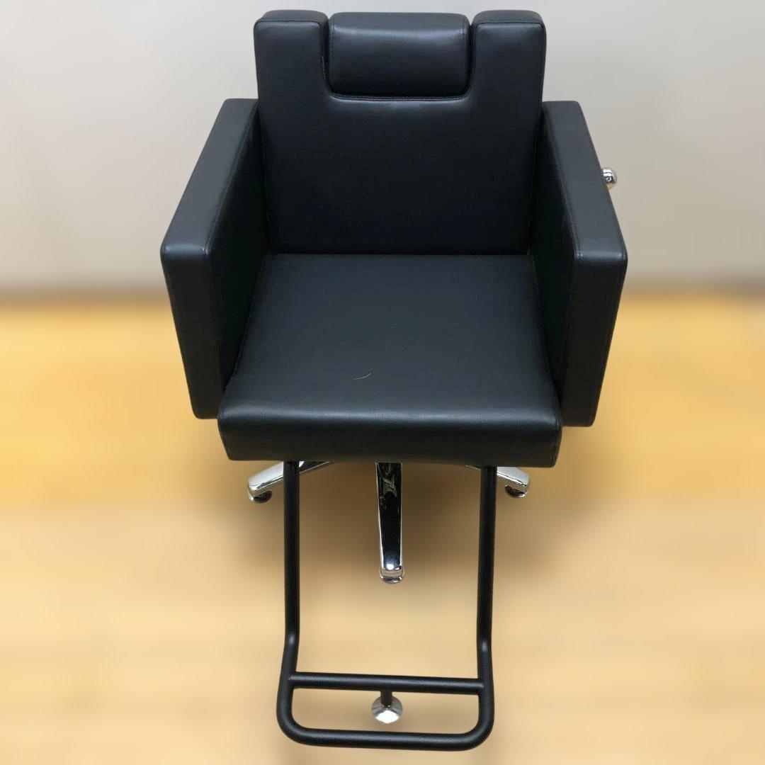美品 バックシャンプー用 油圧昇降 ブラック 美容室 ヘッドスパ 112930