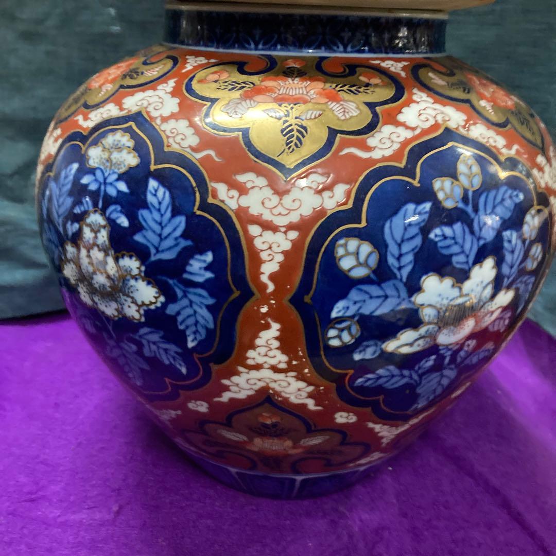 古伊万里、古九谷焼き赤絵壺只今初売り出しです❣️