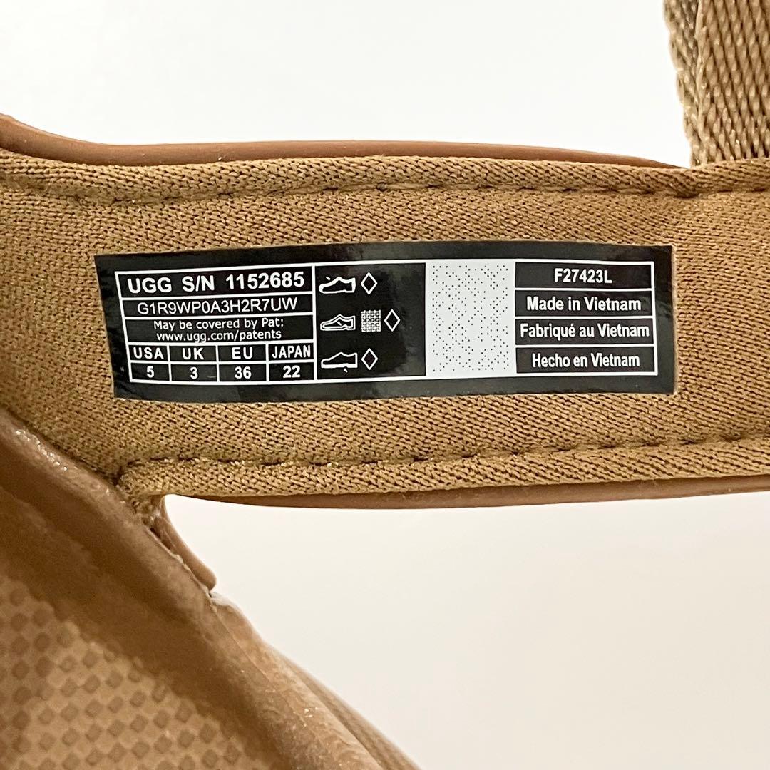 UGG アグ ゴールデンクロウ キャメル サンダル 22cm