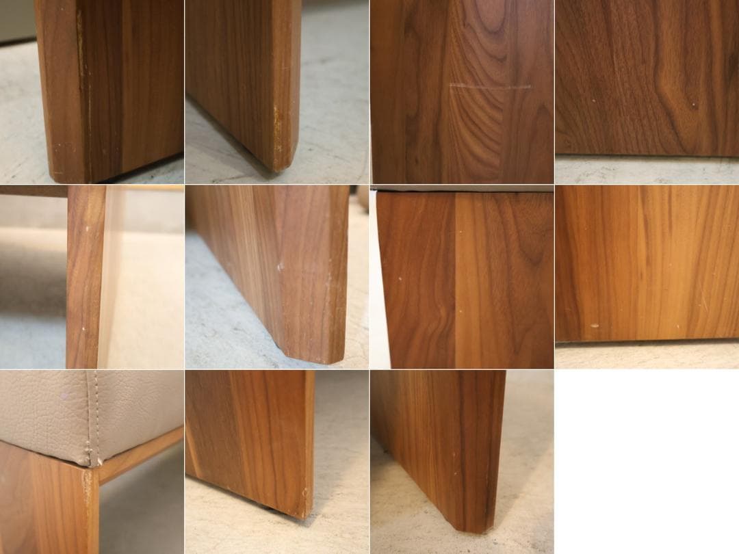 karimoku カリモク CU5899 ウォールナット材 3人掛けソファー