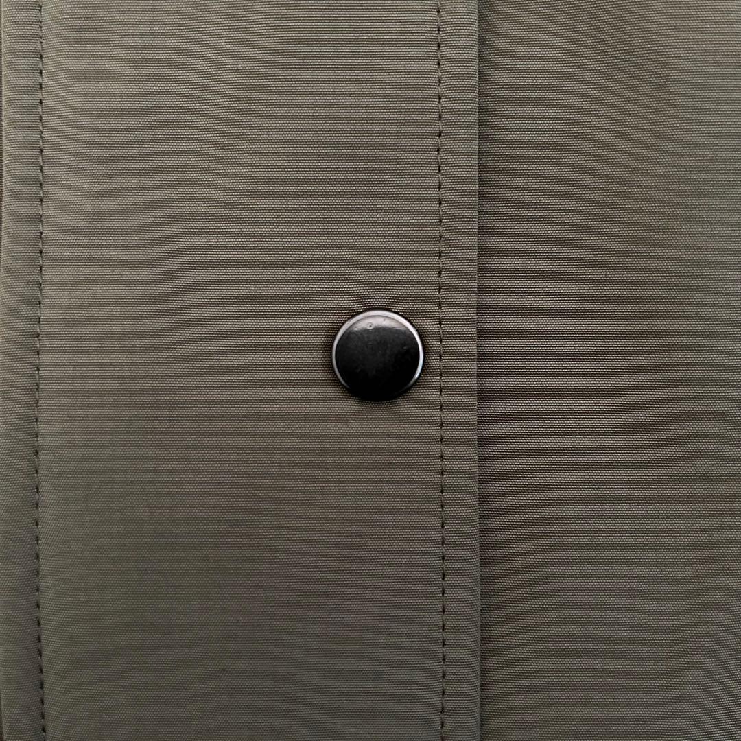 美品 iCB アイシービ Tussah T/C モッズコート カーキ 11