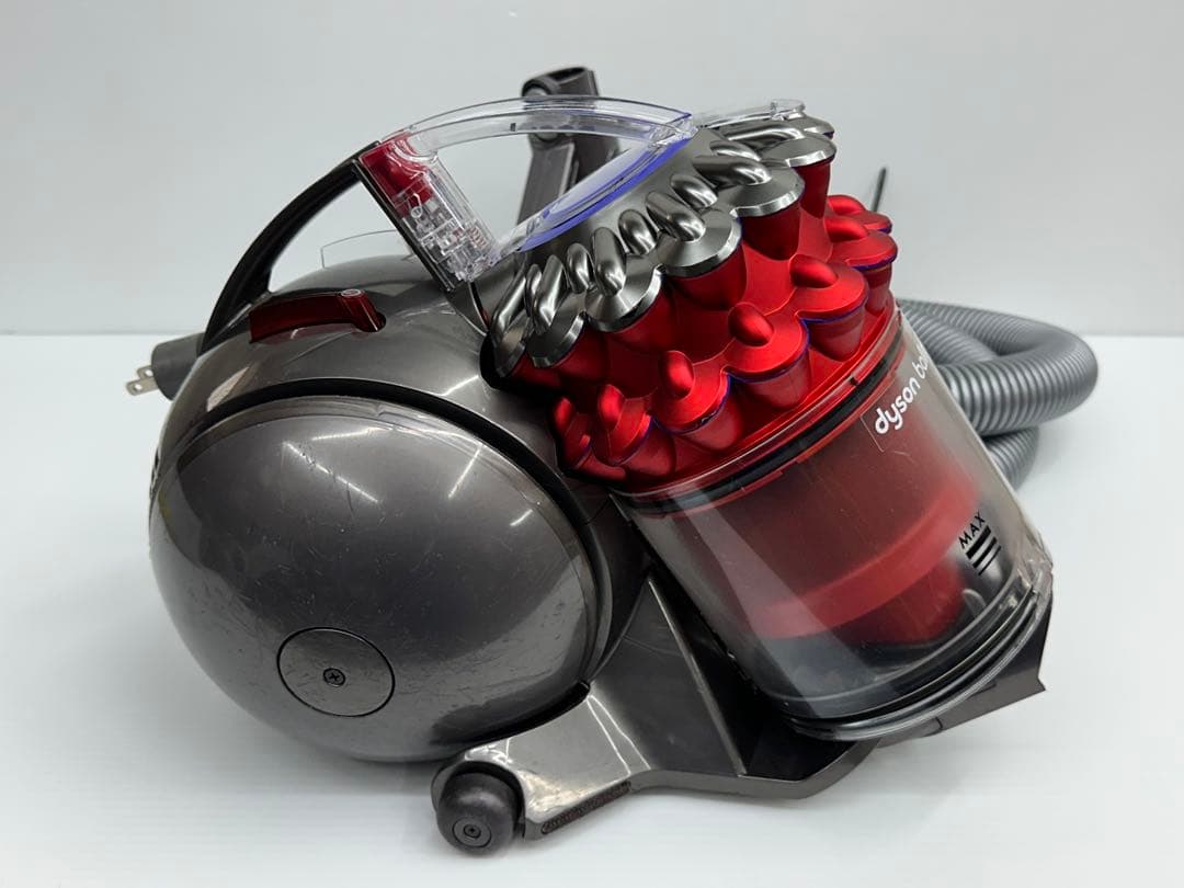動作保証品　中古　赤　ダイソン　CY25 掃除機　本体　ホース　ダストケース付き