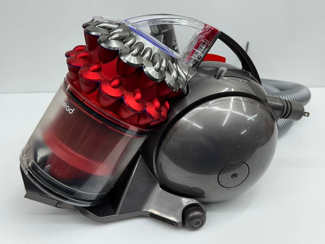 動作保証品　中古　赤　ダイソン　CY25 掃除機　本体　ホース　ダストケース付き