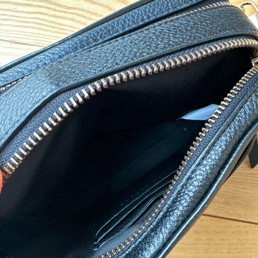 ビ*ス様 マークジェイコブス　ショルダーバッグ　ソフトショット21 ブラック　牛