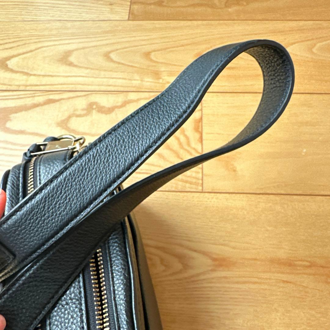 ビ*ス様 マークジェイコブス　ショルダーバッグ　ソフトショット21 ブラック　牛