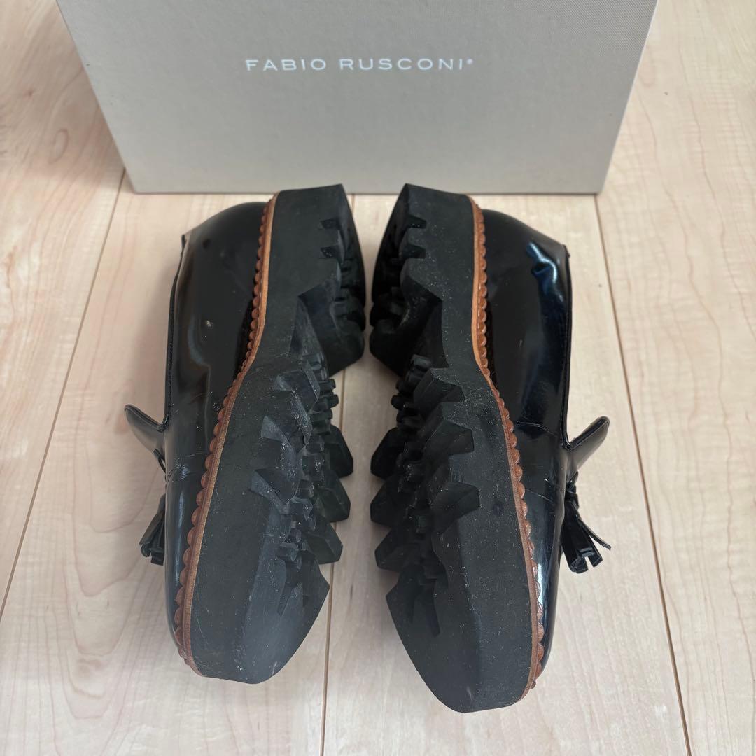 FABIO RUSCONI タッセル ローファー